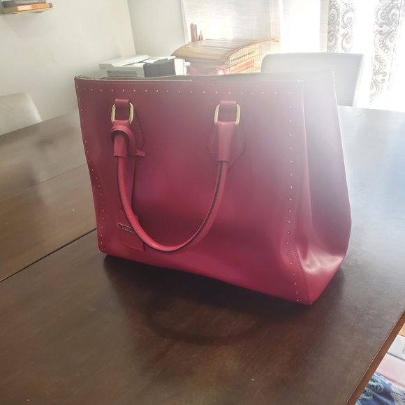 A. Bellucci Bright Pink Genuine Leather Handbag, Italy - Picture 2 of 10